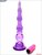 Фиолетовый анальный конус с вибропулькой - 17 см, цвет фиолетовый - Eroticon