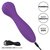 Фиолетовый вибромассажер Stella Liquid Silicone “O” Wand - 17,75 см., цвет фиолетовый - California Exotic Novelties