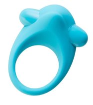 Голубое эрекционное силиконовое кольцо TOYFA A-Toys, цвет голубой - Toyfa