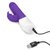 Фиолетовый пульсирующий вибромассажер G-Spot Thrusting Rabbit - 24 см., цвет фиолетовый - Rabbit Essentials