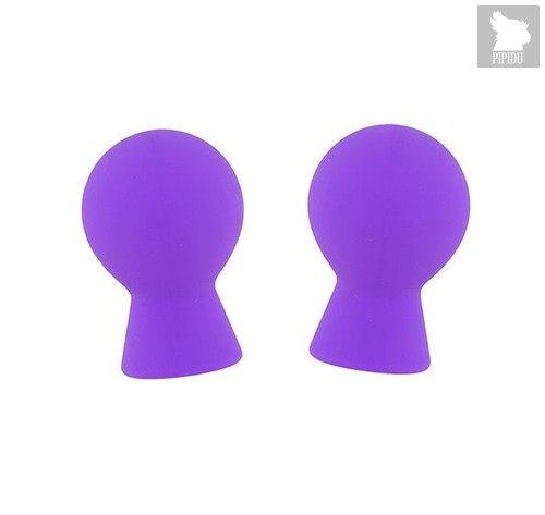 Фиолетовые присоски для груди LIT-UP NIPPLE SUCKERS SMALL PURPLE, цвет фиолетовый - Dream toys