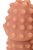 Телесная насадка на фаллос с бугорками Extreme Sleeve 010 S-size - 14,7 см, цвет телесный - Kokos