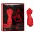 Красный клиторальный вибромассажер Red Hot Fuego, цвет красный - California Exotic Novelties