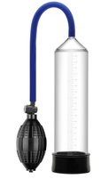 Прозрачная вакуумная помпа Erozon Penis Pump с грушей, цвет прозрачный - Erozon