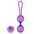 Вагинальные шарики дуэт Mini Stella II, цвет фиолетовый - Jopen