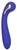Фиолетовый вибромассажер с электростимуляцией Intimate Estim Petite G Wand - 19 см., цвет фиолетовый - California Exotic Novelties