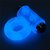 Голубое, светящееся в темноте эрекционное виброкольцо Lumino Play Vibrating Penis Ring, цвет голубой - LoveToy
