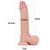 Телесный фаллоимитатор Sliding Skin Dual Layer Dong - 24,5 см., цвет телесный - LoveToy