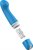 Голубой G-вибростимулятор Bdesired Deluxe Curve - 15,2 см., цвет голубой - B Swish