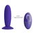 Фиолетовый анальный вибростимулятор Remote Control Vibrating Plug Youth - 11 см., цвет фиолетовый - Baile