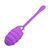 Фиолетовое перезаряжаемое виброяйцо Franklin, цвет фиолетовый - Baile