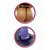Фиолетовый страпон Plus Size Strap-On для дам размера plus size - 21 см., цвет фиолетовый/черный - Pipedream