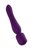 Фиолетовый универсальный стимулятор Kisom - 24 см., цвет фиолетовый - Jos