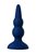 Синяя анальная вибровтулка OPlay Prime - 12 см., цвет синий - Toyfa