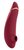 Бордовый клиторальный стимулятор Womanizer Premium 2, цвет бордовый - Epi24