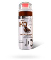 Лубрикант на водной основе с ароматом шоколада JO Flavored Chocolate Delight - 120 мл - System JO