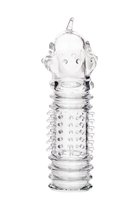 Прозрачная насадка на пенис TOYFA A-Toys с расширенной головкой - 15,3 см, цвет прозрачный - Toyfa