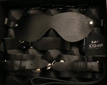 БДСМ-набор в черном цвете "Послушный муж", цвет черный - BDSM96