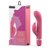 Розовый вибратор-кролик Bwild Classic Marine - 19,3 см., цвет розовый - B Swish