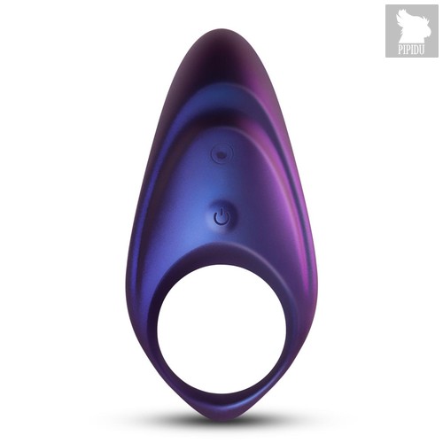 Фиолетовое эрекционное виброкольцо Neptune с пультом, цвет фиолетовый - edc collections