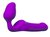 Лиловый безремневой страпон Queens M, цвет лиловый - Adrien Lastic