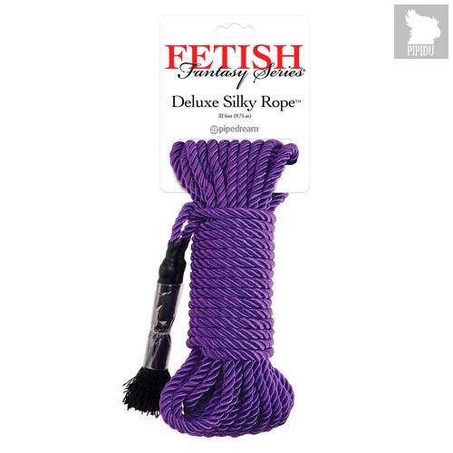 Веревка для бондажа Fetish Fantasy Series Deluxe Silky Rope, цвет фиолетовый - Pipedream