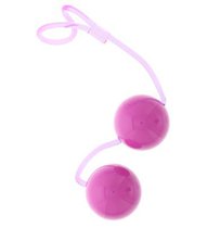 Вагинальные шарики на мягкой сцепке GOOD VIBES PERFECT BALLS, цвет фиолетовый - Dream toys