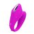Лиловый U-образный вибромассажер для пар с пультом ДУ, цвет лиловый - Aixiasia