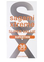 Ультратонкие презервативы Sagami Xtreme Superthin - 36 шт. - Sagami