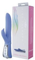 Голубой вибратор VIBE THERAPY EXHILARATION - 23,5 см, цвет голубой - Vibe Therapy