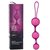 Вагинальные шарики Key by Jopen - Stella III - Pink, на сцепке в оболочке, цвет розовый - Jopen