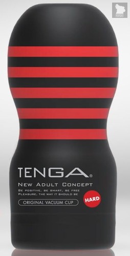 Мастурбатор TENGA Original Vacuum Cup Hard, цвет черный - Tenga
