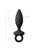 Черная анальная пробка Strob S - 11,7 см., цвет черный - Erotist