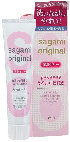 Гель-смазка на водной основе Sagami Original - 60 гр. - Sagami
