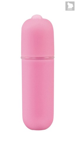 Розовая вибропуля Power Bullet - 6,2 см., цвет розовый - Shots Media
