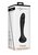 Вибратор G-Spot and Prostate Vibrator Finesse Black SH-ELE012BLK, цвет черный - Shots Media