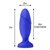 Синяя пробка-фаллос Performance Rocket Plug - 17,8 см, цвет синий - Blush Novelties