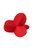 Красная силиконовая расширяющая анальная пробка Flower - 9 см, цвет красный - Toyfa