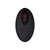Черный вибростимулятор простаты Adam s Rotating P-spot Massager - 14,2 см., цвет черный - Adam & eve