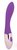 Фиолетовый изогнутый вибромассажер с 10 режимами вибрации, цвет фиолетовый - Bioritm