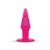 Анальная пробка Jammy Jelly Anal - Pink, большая, цвет розовый - Toyz4lovers