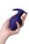 Фиолетовая силиконовая анальная пробка Glob - 10 см, цвет фиолетовый - Toyfa