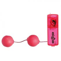 Вагинальные шарики Jelly с вибрацией, цвет розовый - Seven Creations