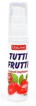 Гель-смазка Tutti-frutti со вкусом барбариса - 30 гр. - Bioritm
