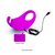 Лиловое эрекционное кольцо с вибрацией Rabbit Vibrator, цвет фиолетовый - Baile