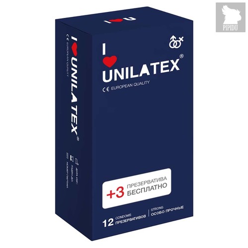 Презервативы Unilatex - Extra Strong ультрапрочные, 12 шт. - Unilatex
