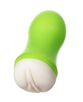Мастурбатор-вагина A-Toys в зеленой колбе, цвет телесный - Toyfa