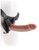 Страпон Harness со съемной насадкой на регулируемых ремнях King Cock w/ 9 Cock, цвет телесный - Pipedream