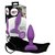 Анальная пробка конической формы Velvet Plug Purple, цвет фиолетовый - ORION
