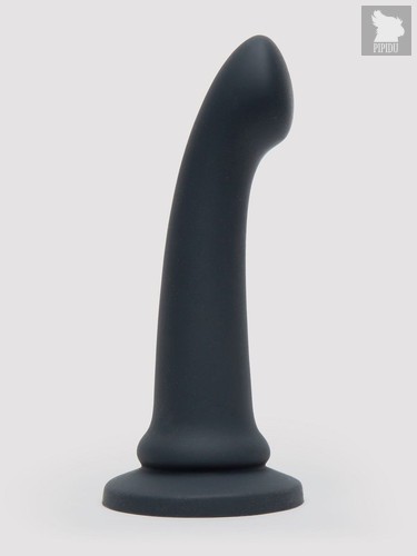 Черный фаллоимитатор Feel It Baby Silicone G-Spot Dildo - 17,8 см., цвет черный - Lovehoney